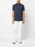 short-sleeved cotton polo shirt
